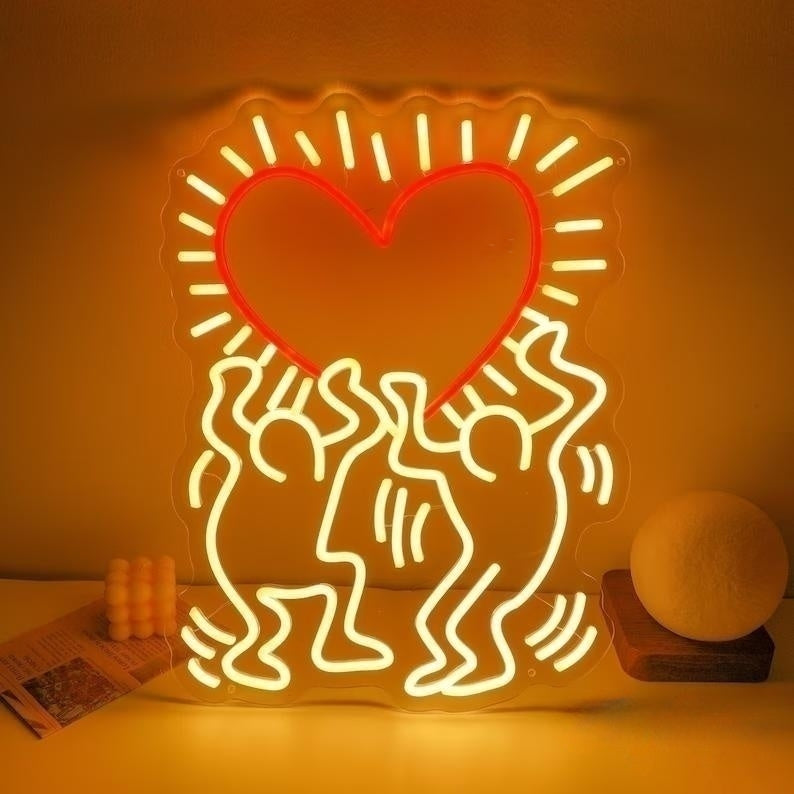 Angel Heart Neon Sign