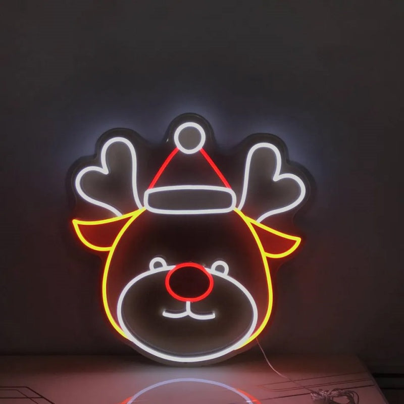 Christmas Reindeer Neon Sign