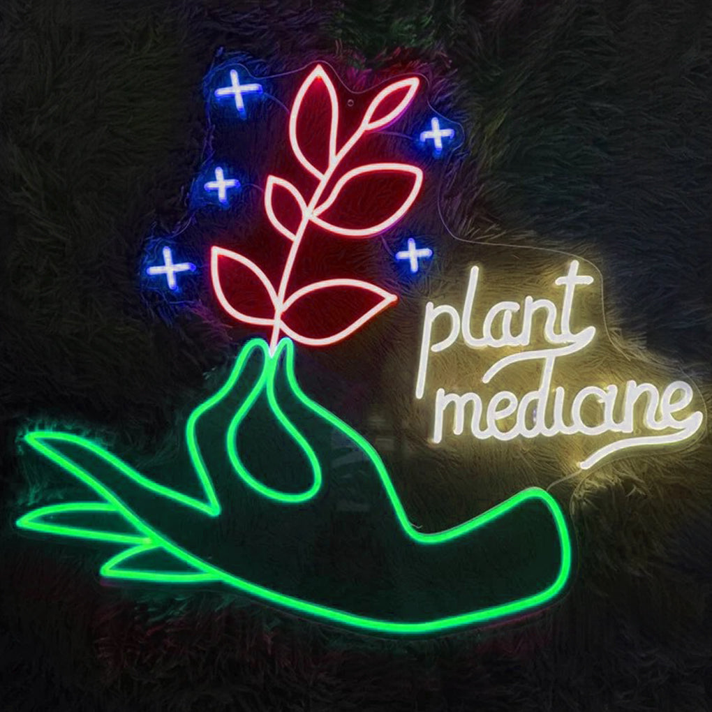 Plant Medicine Neon Sign