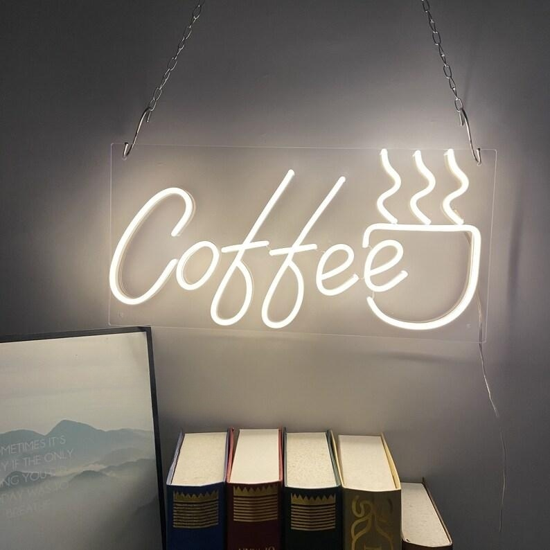 Coffee Shop Neon Sign