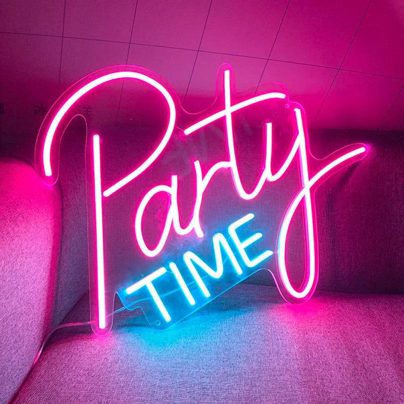 Party Time Neon Sign