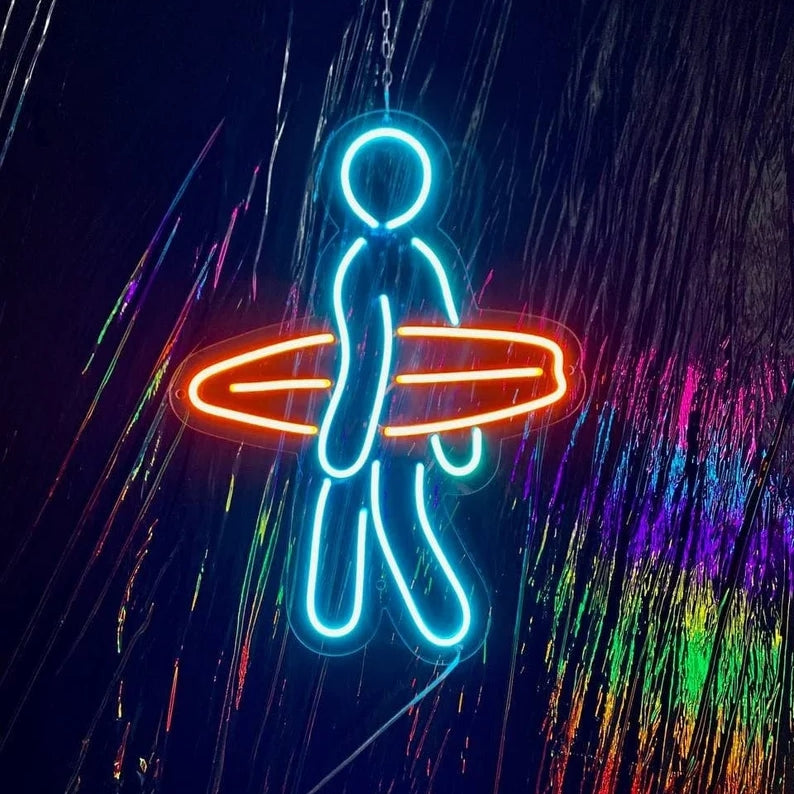 Surfboard Neon Sign