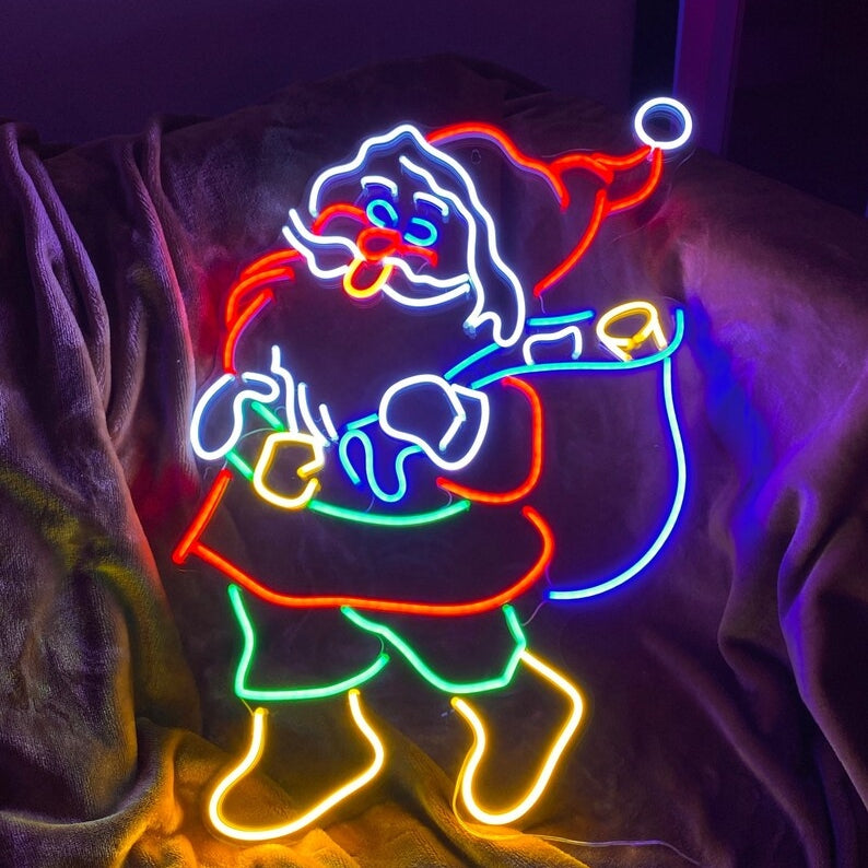 Santa Claus Neon Sign
