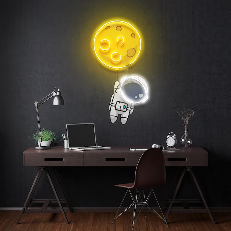 Astronaut Neon Sign
