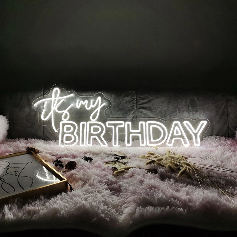 It's My Birthday Neon Sign