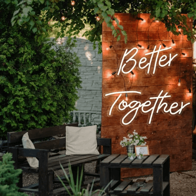 Better Together Neon Sign Light
