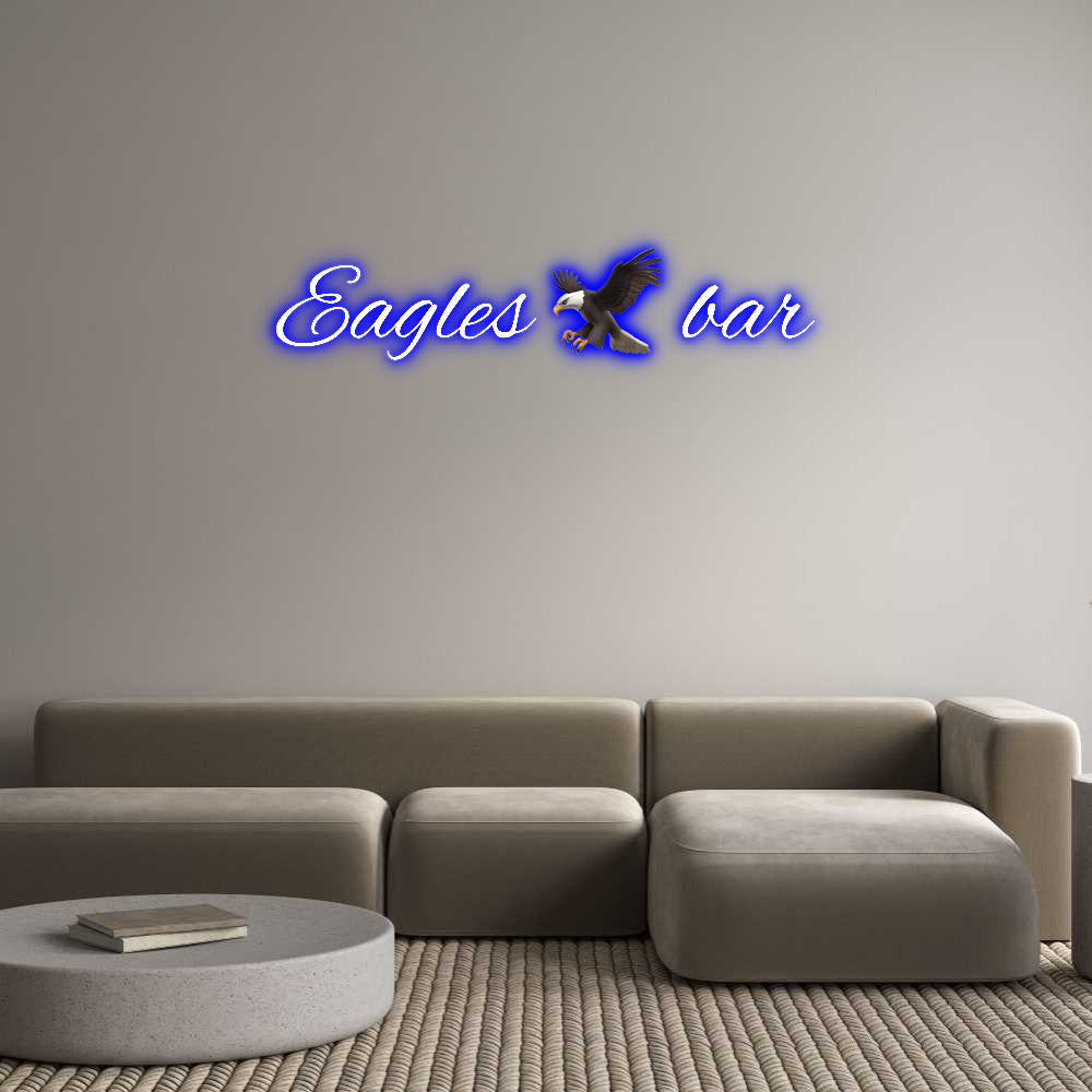 Custom Neon: Eagles 🦅 bar