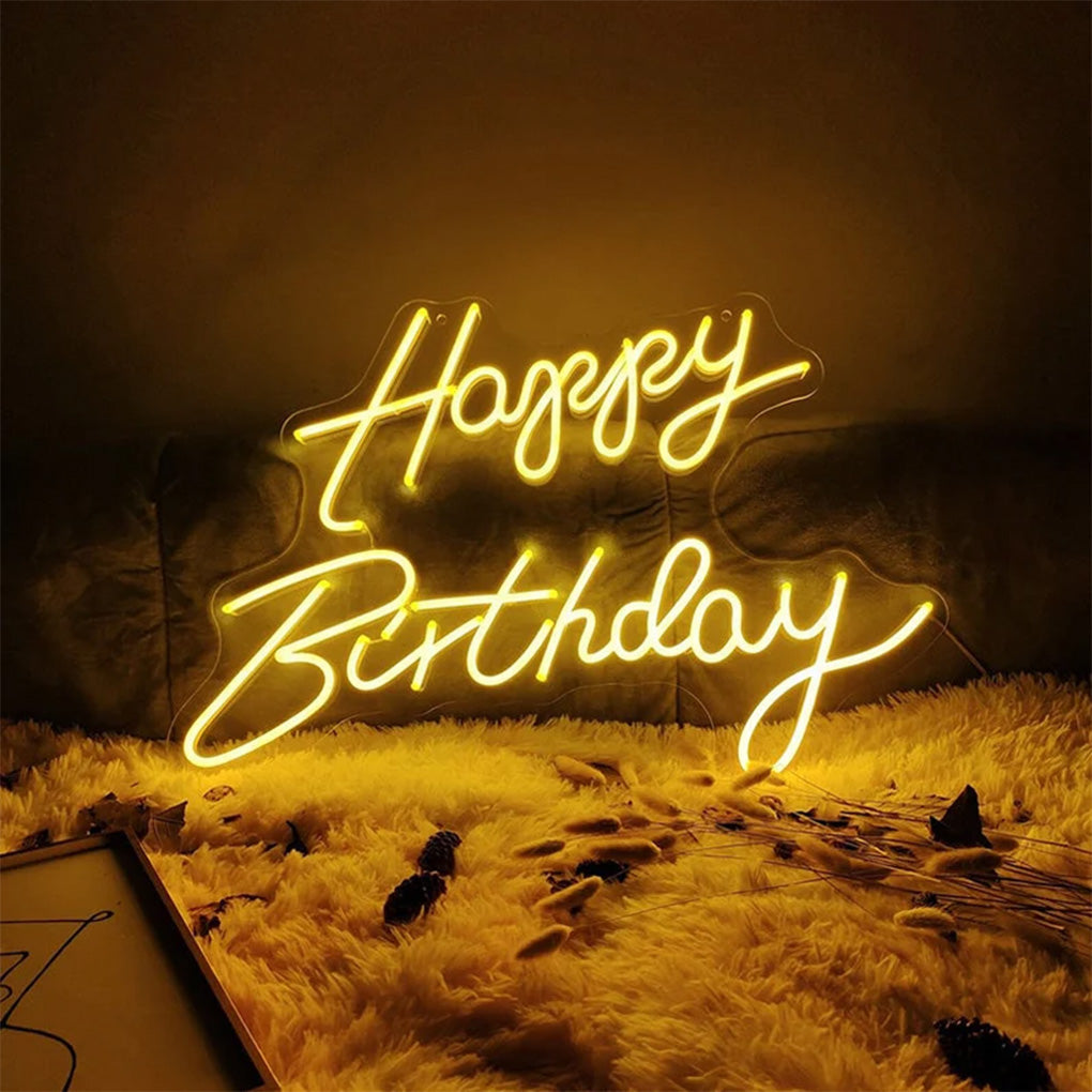 Happy Birthday Neon Light
