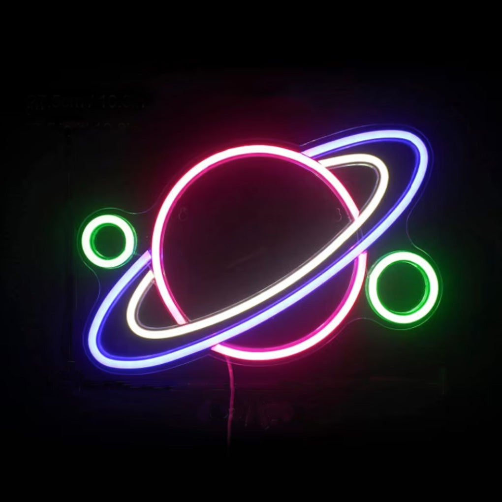 Planet Galaxy Neon Sign