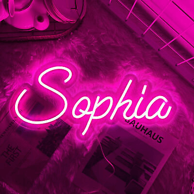 Sophia Sign Neon Light