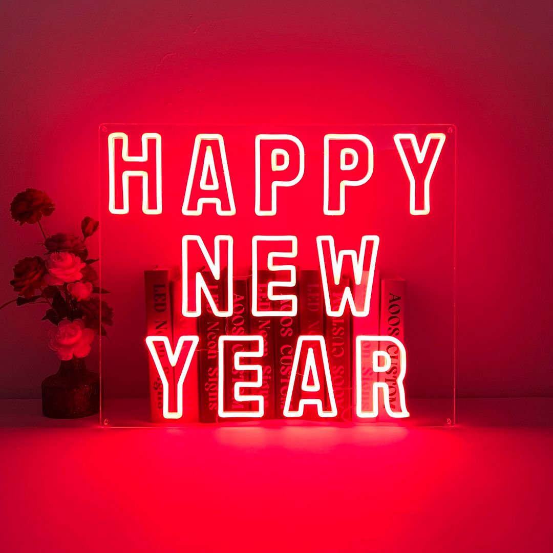 Happy New Year Neon Sign
