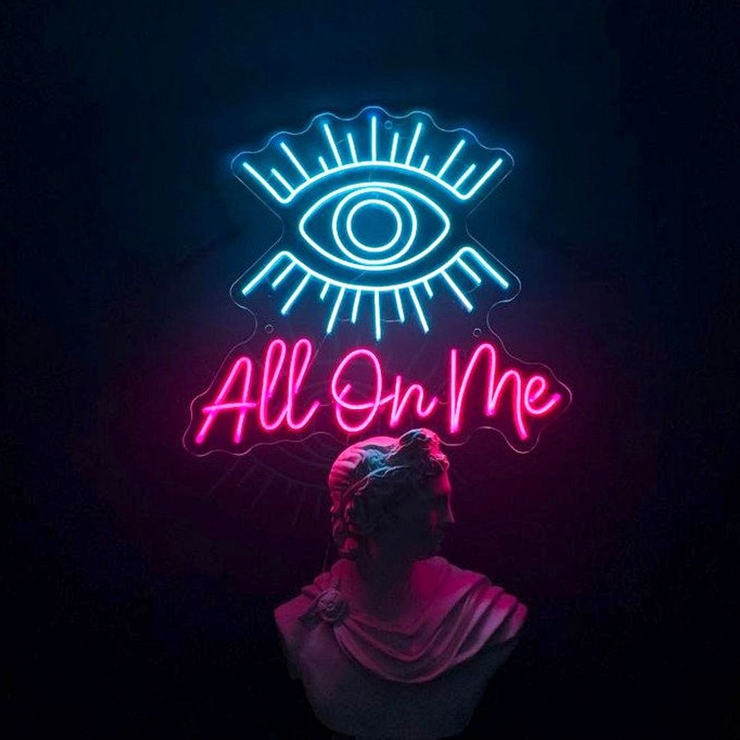Eyes All On Me LED Neon Sign