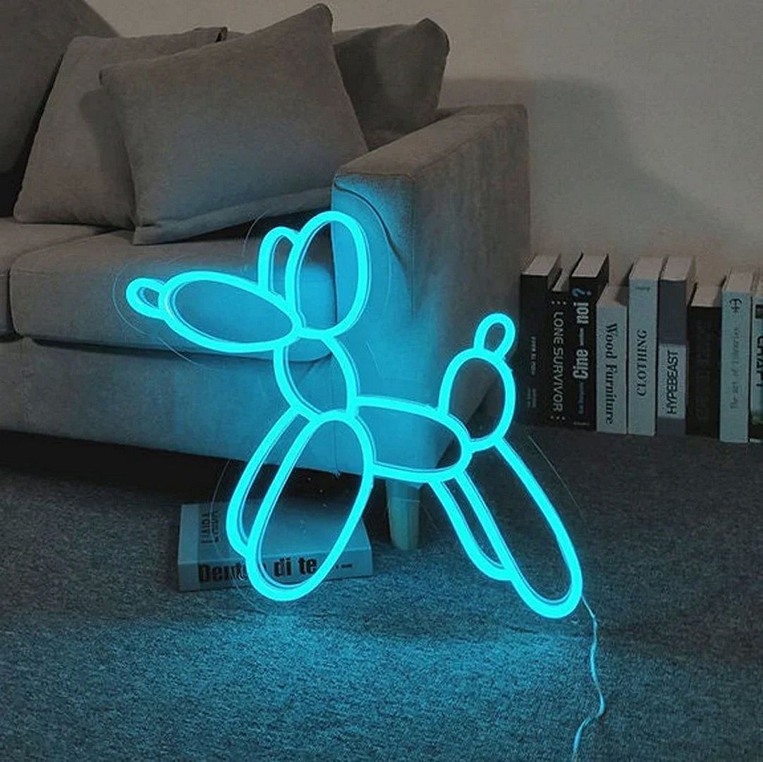 Balloon Dog Neon Sign
