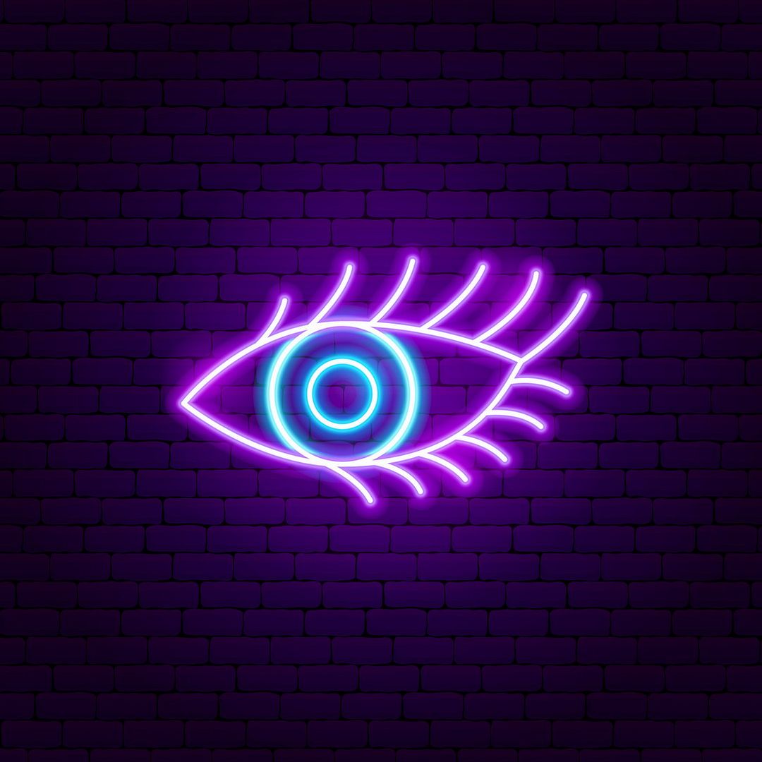 Beauty Eye Lashes Neon Sign