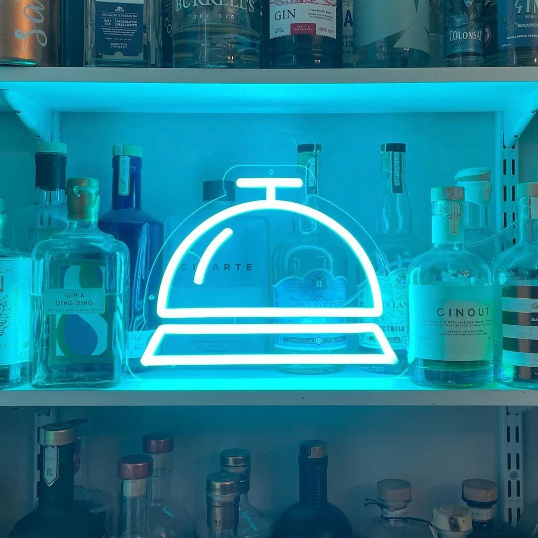 Bell Dinner Platter Neon Sign