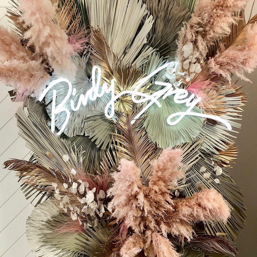 Birdy Grey Neon Sign