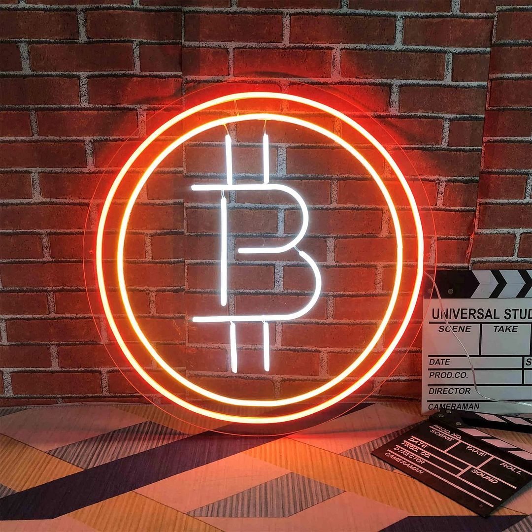 Bitcoin Led Neon Sign