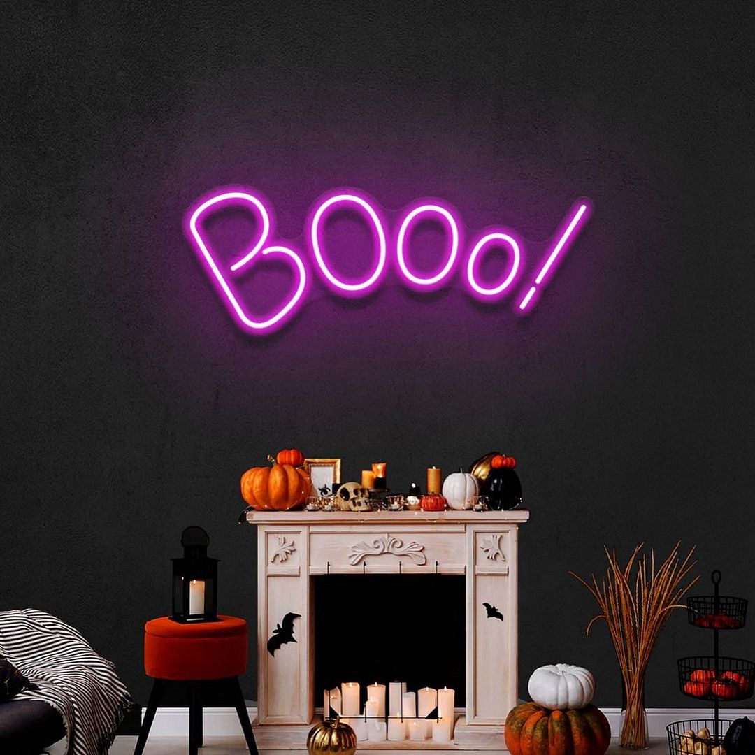 Booo Neon Sign
