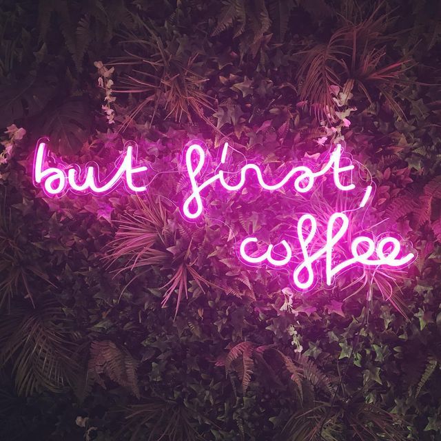 But First Coffee Neon Sign