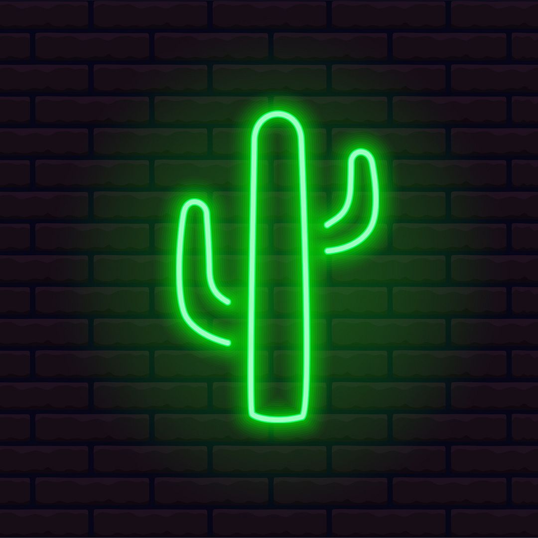 Cactus Neon Sign