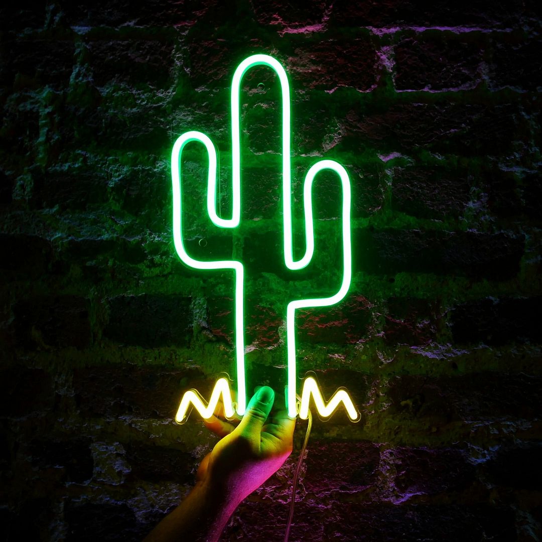 Cactus Plant Neon Sign