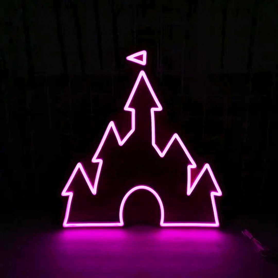 Castle Neon Sign