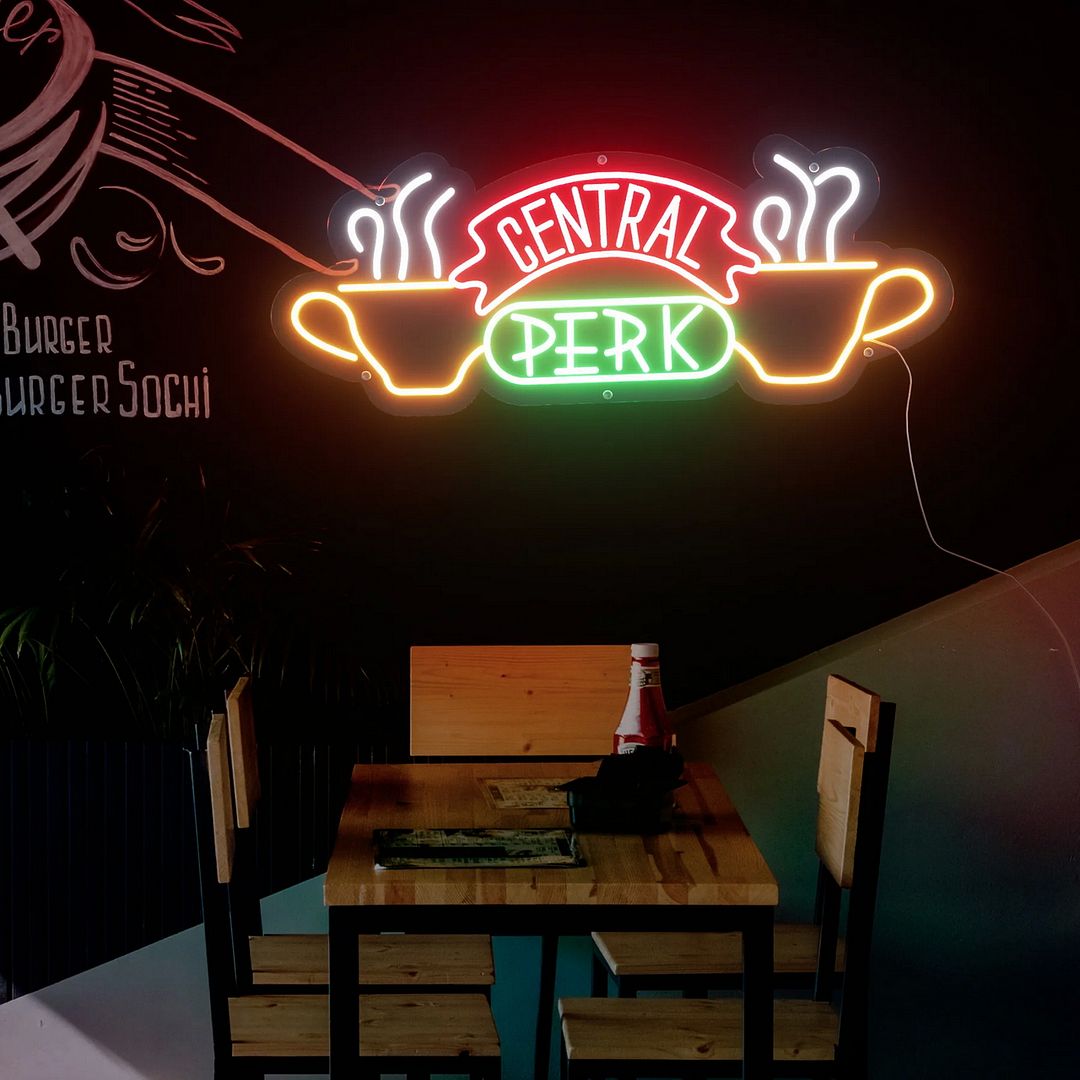 Central Perk Cafe Neon Sign