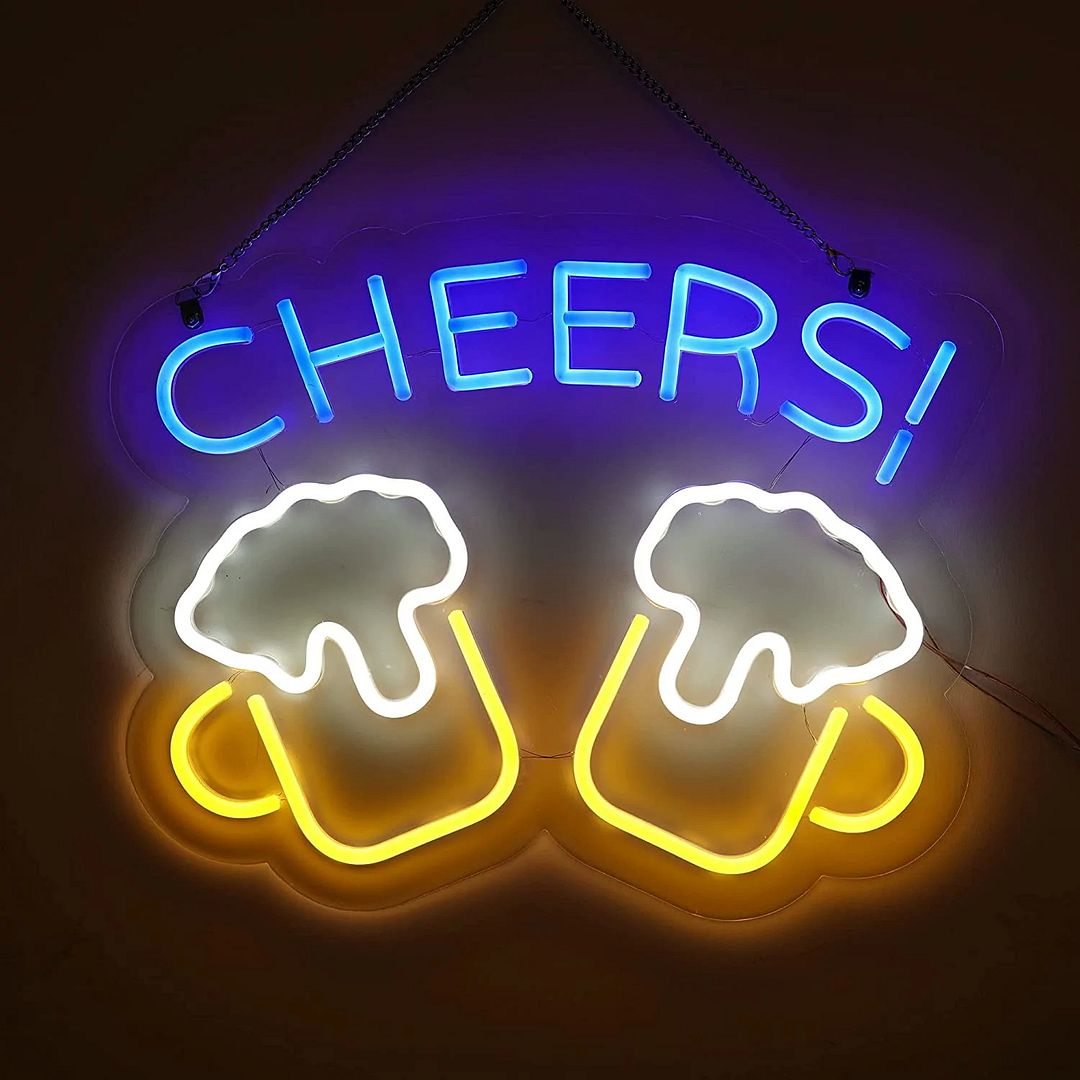 Cheers and Beers Neon Sign