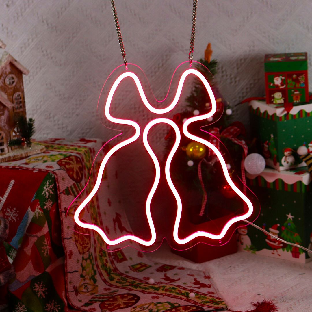 Christmas Bells Neon Sign