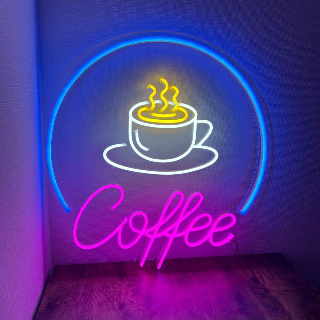 Coffee Cup Neon Sign