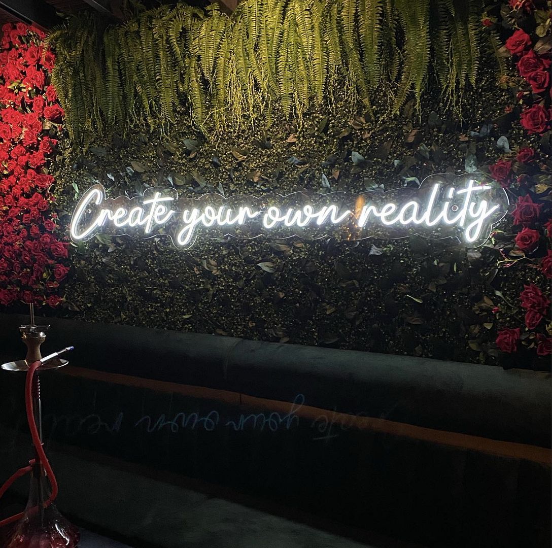 Create Your Own Reality Neon Sign