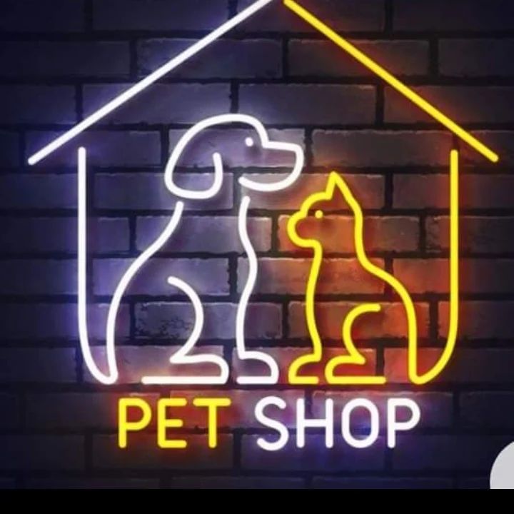 Dog Cat Pet Shop Neon Sign