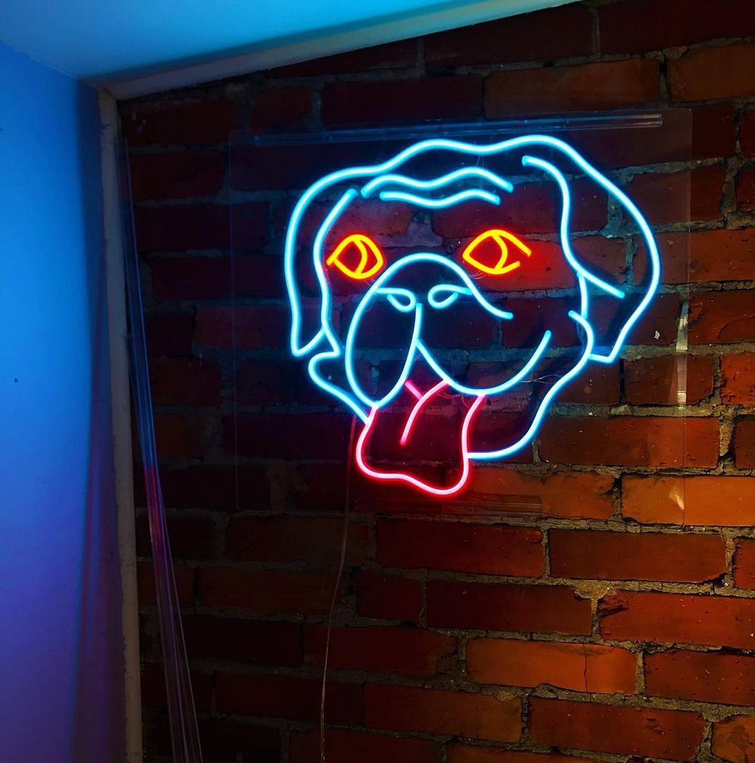 Dog Neon Sign