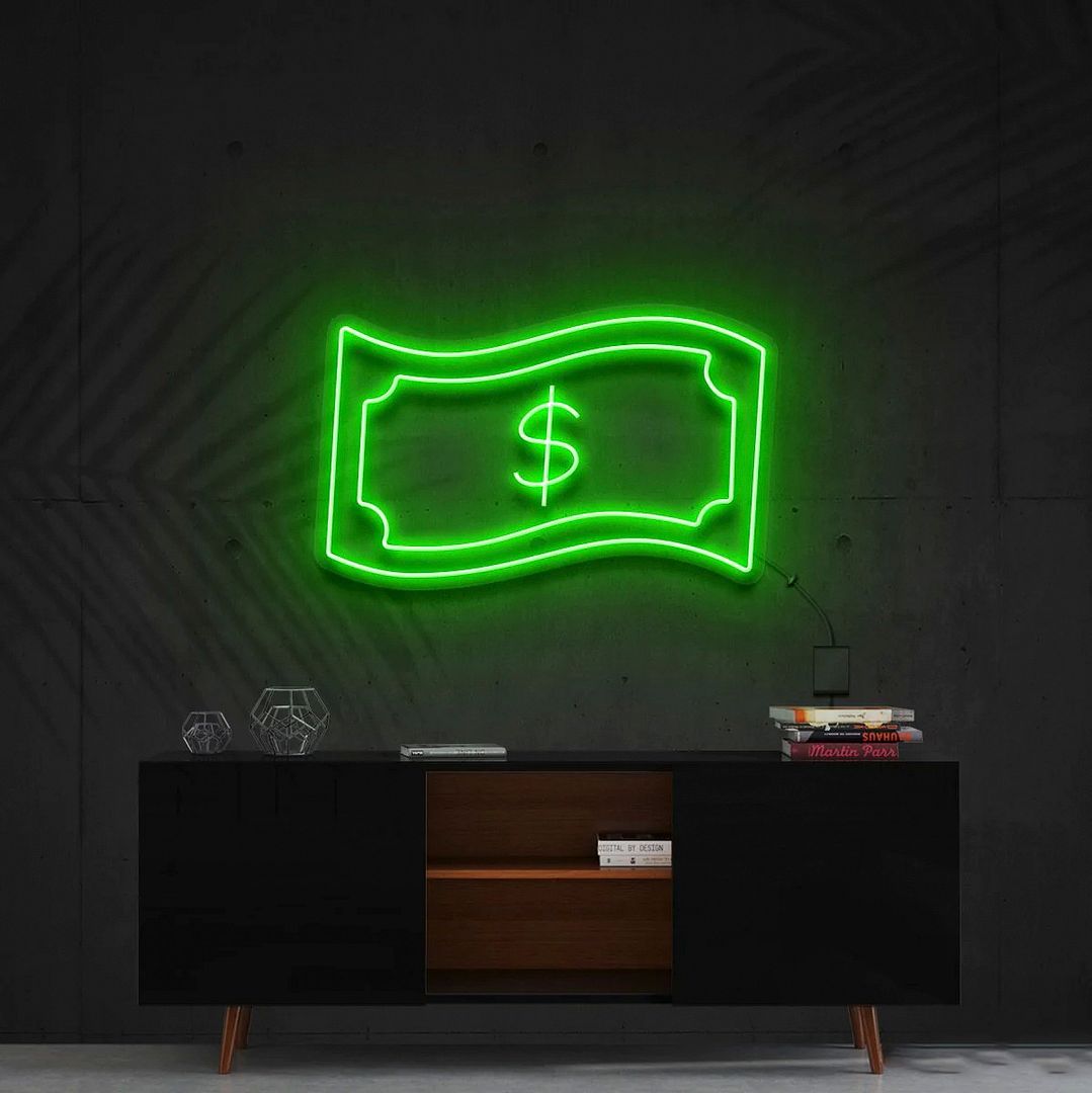 Dollar Bill Neon Sign