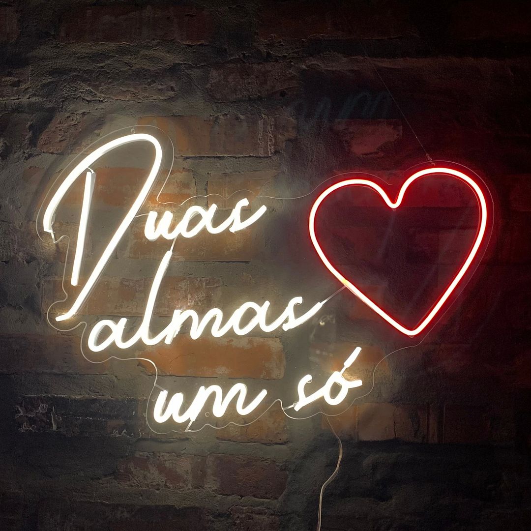 Duas Almas Um So Portuguese Two Souls One Neon SIgn