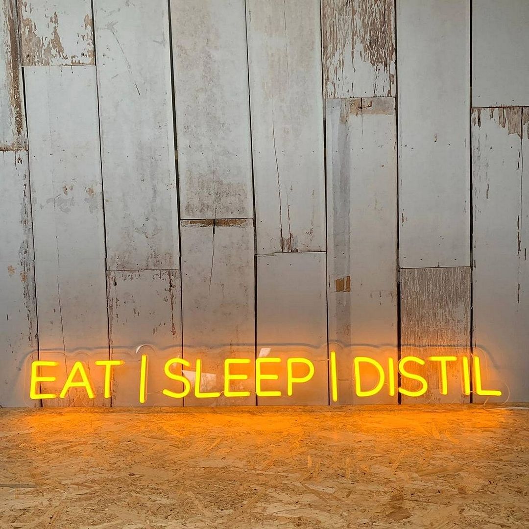 Eat, Sleep, Distill Neon Sign