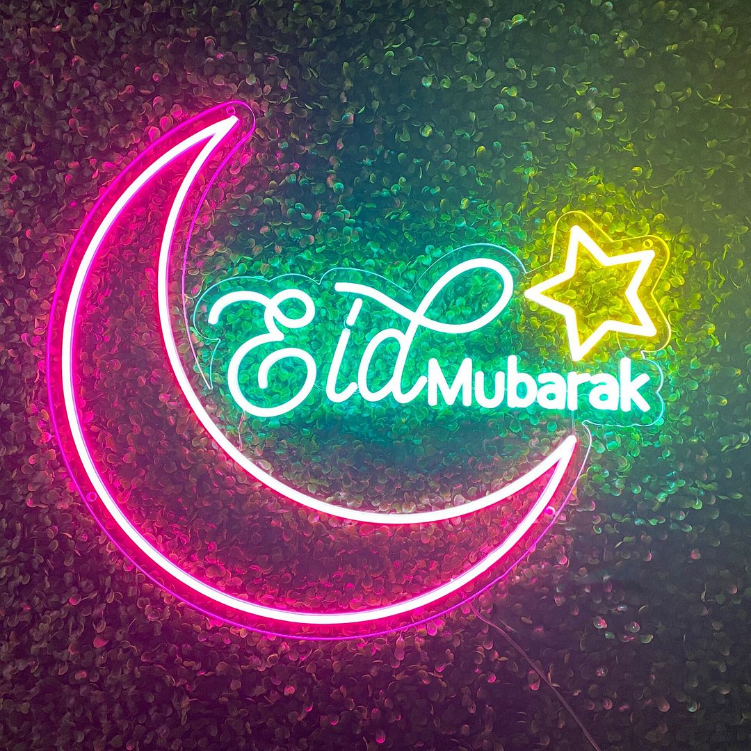 Eid Mubarak Neon Sign