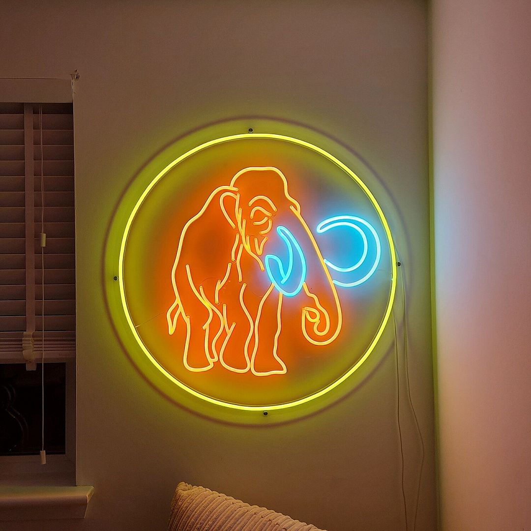 Elephant Neon Sign
