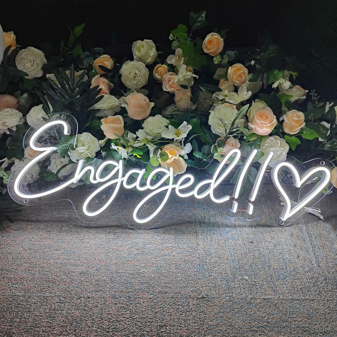 Engaged Neon Sign