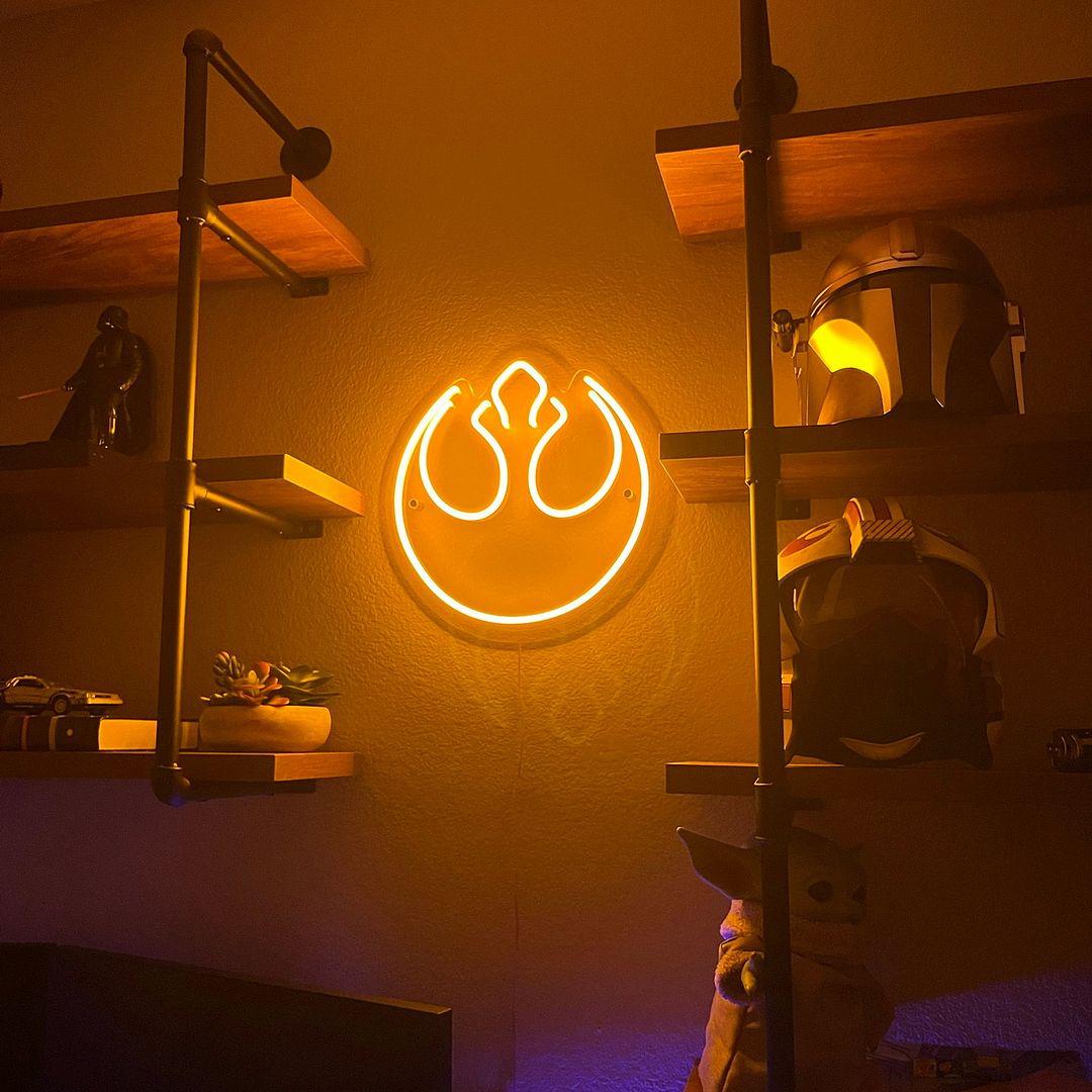 Flag Movie Neon Sign