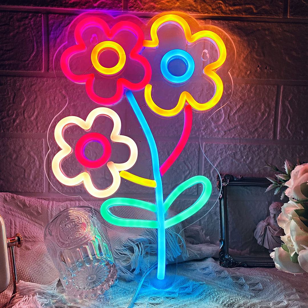 Flower Neon Sign