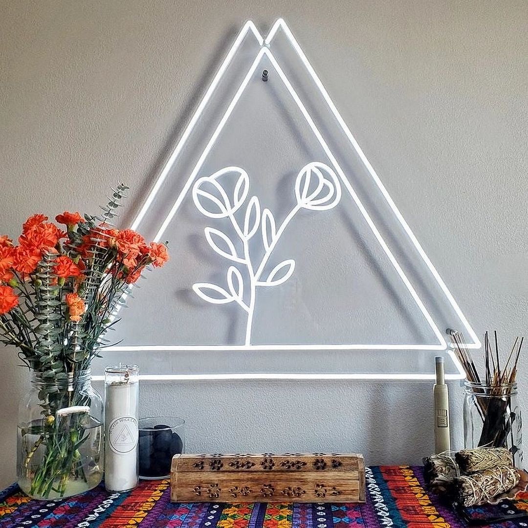 Flower Wall Art Neon Sign