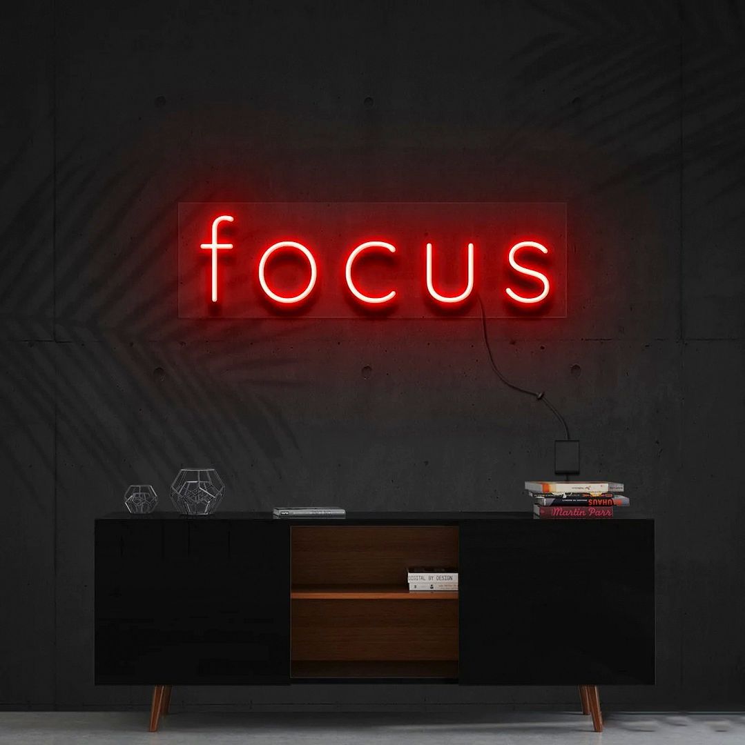 Focus Neon Sign