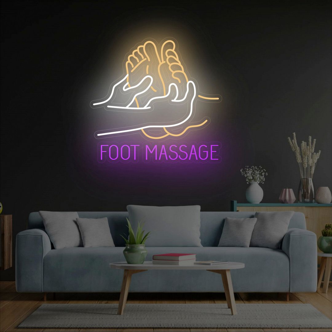 Foot Massage Neon Sign