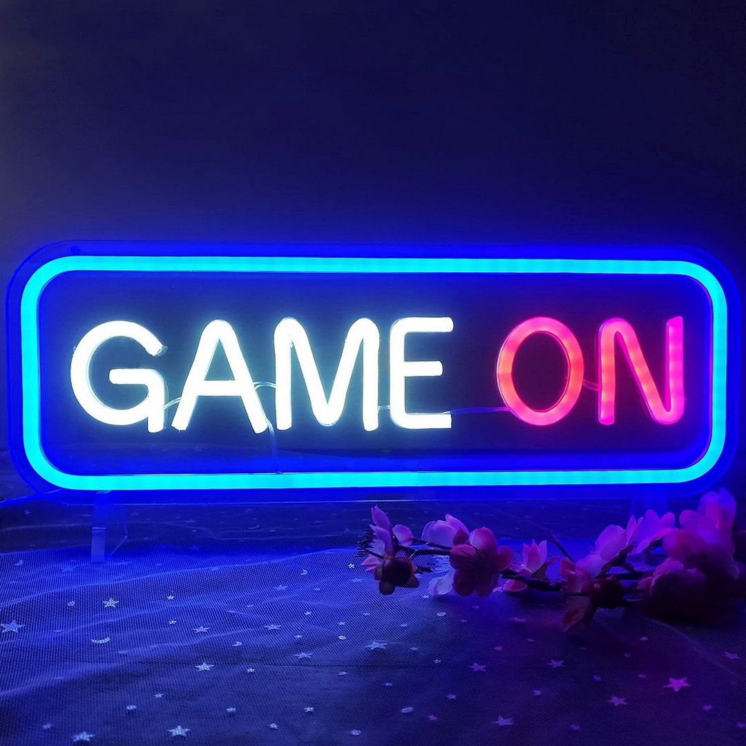 Game On Neon Sign