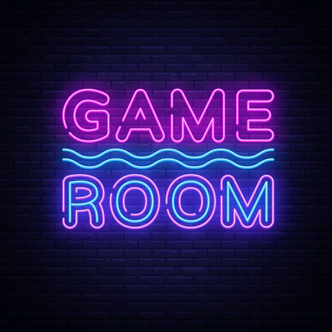 Game Room Text Neon Sign