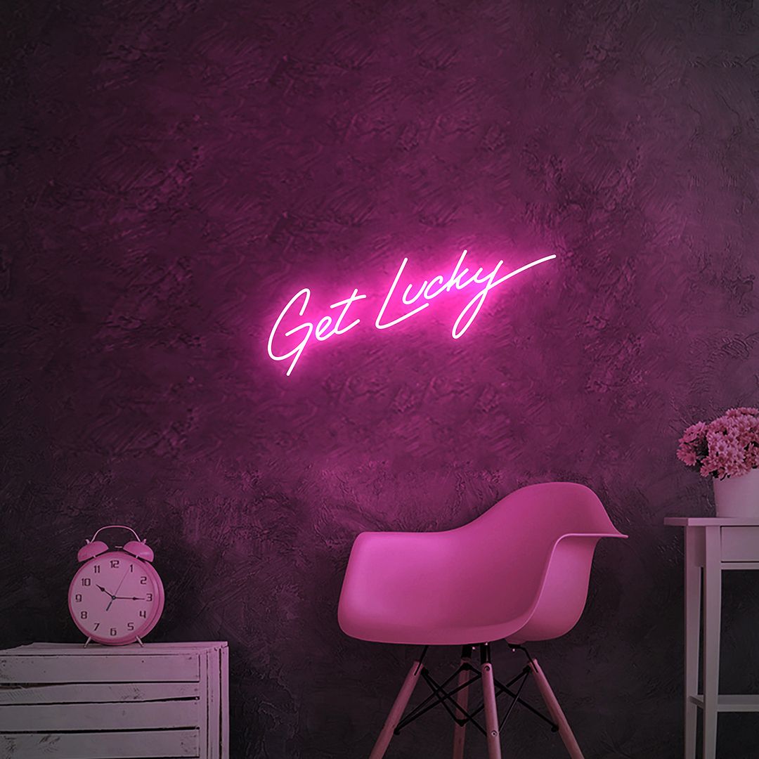 Get Lucky Neon Sign