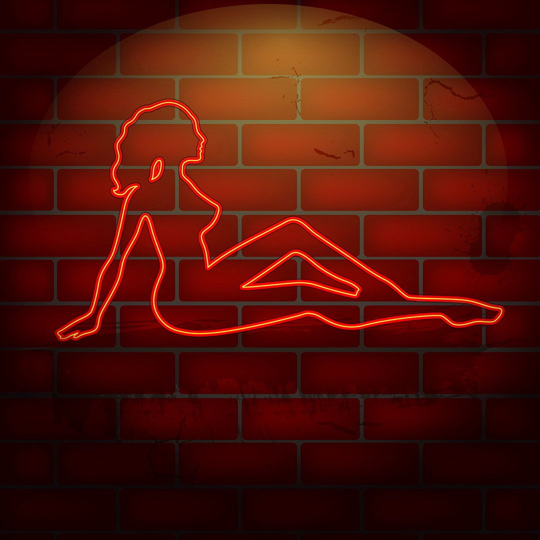 Girl Lady Neon Sign
