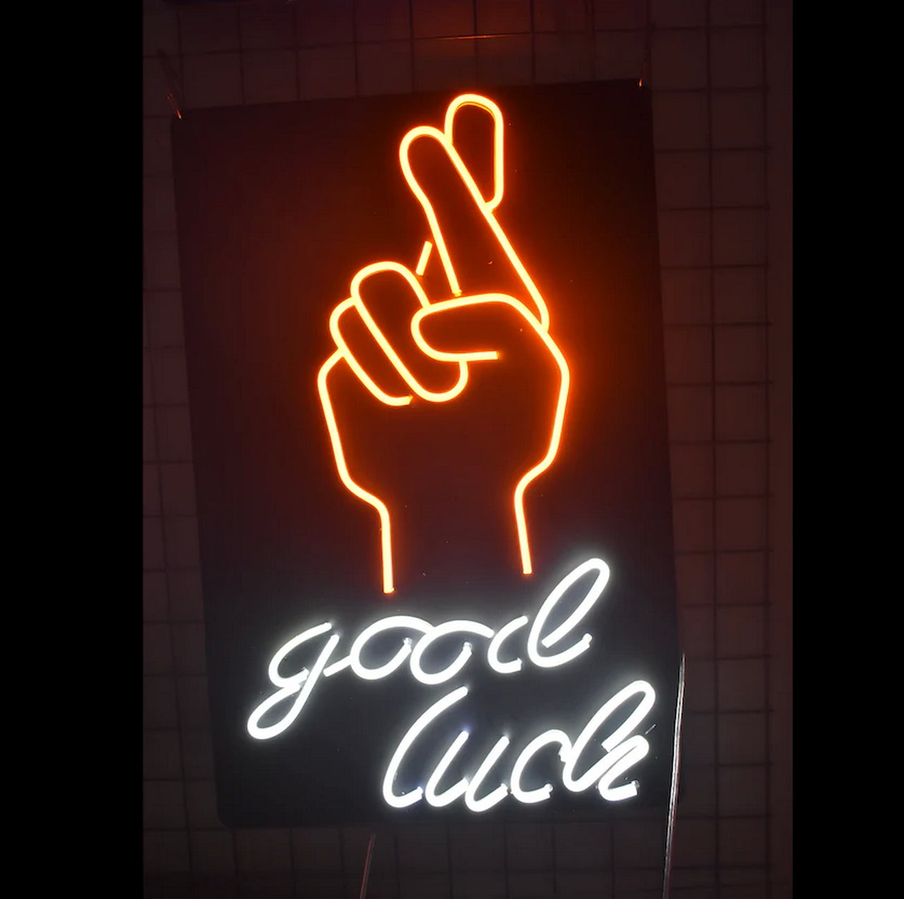 Good Luck Neon Sign