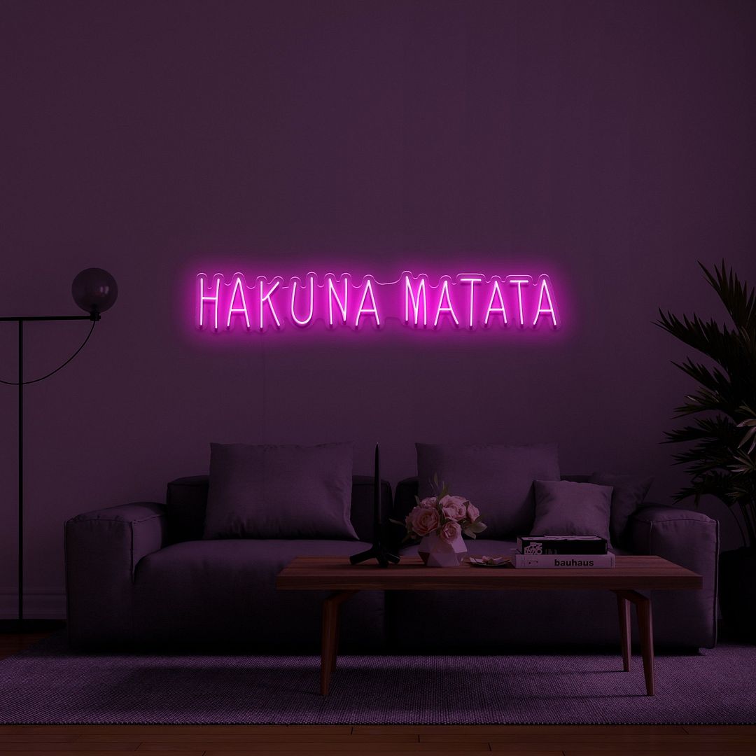 Hakuna Matata Neon Sign